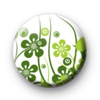 Green Flower Badges